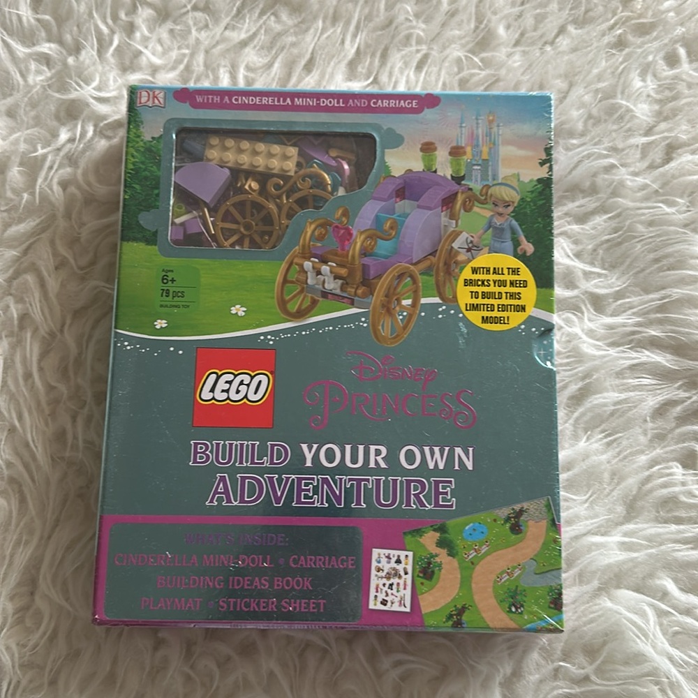 LEGO DISNEY PRINCESS build your own adventure book New